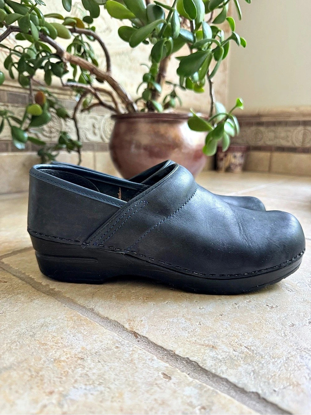 Dansko Professional Clog Denim color Oiled Leather Clogs